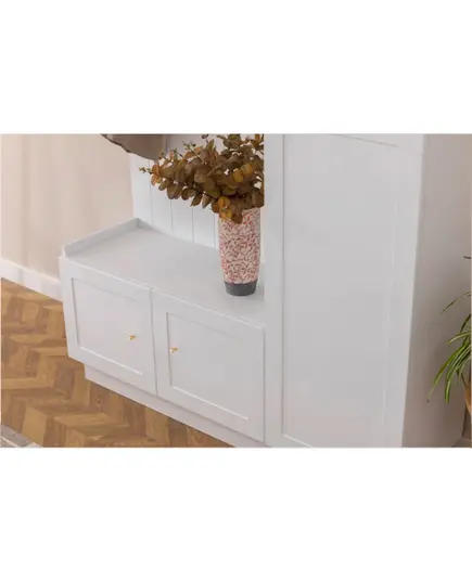 HENRY Mid Hallway Wardrobe - White – Buy in Bulk – Turkish Furniture – Zenio Mobilya​ - TijaraHub