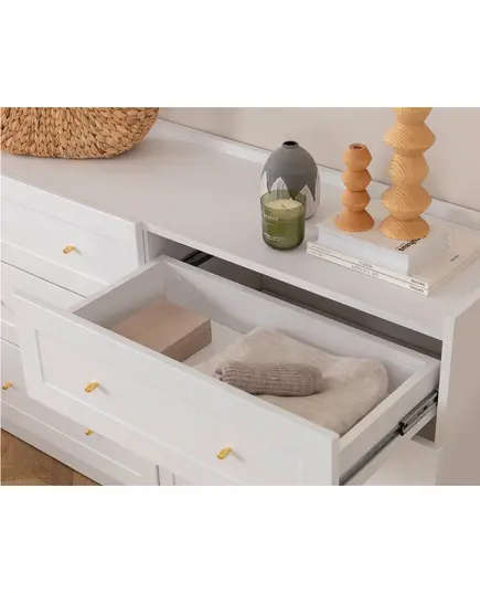 HENRY 6 Drawer Dresser - White – Buy in Bulk – Turkish Furniture – Zenio Mobilya - TijaraHub