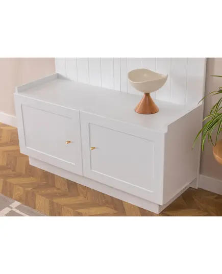 HENRY Cabinet Panel Shoes - White Cushion – Buy in Bulk – Turkish Furniture – Zenio Mobilya​ - TijaraHub