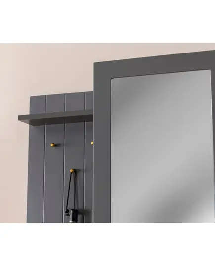 HENRY Mini Hallway Wardrobe - Anthracite ​– Buy in Bulk – Turkish Furniture – Zenio Mobilya - TijaraHub