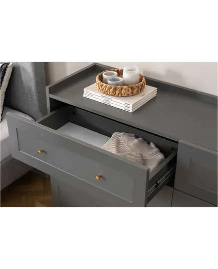 HENRY 6 Drawers Dresser - Anthracite ​– Buy in Bulk – Turkish Furniture – Zenio Mobilya - TijaraHub