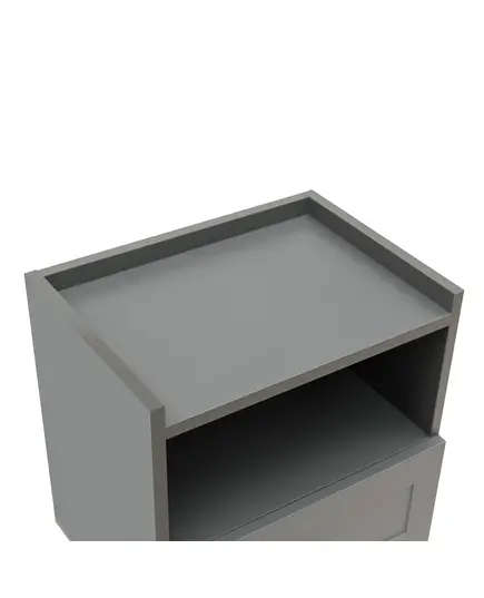 HENRY Nightstand 1 Drawer Anthracite Combo - L 53 x W 49 x H 17 cm - Buy in Bulk – Turkish Furniture – Zenio Mobilya - TijaraHub