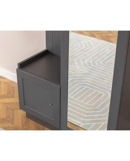 HENRY Mini Hallway Wardrobe - Anthracite ​– Buy in Bulk – Turkish Furniture – Zenio Mobilya - TijaraHub