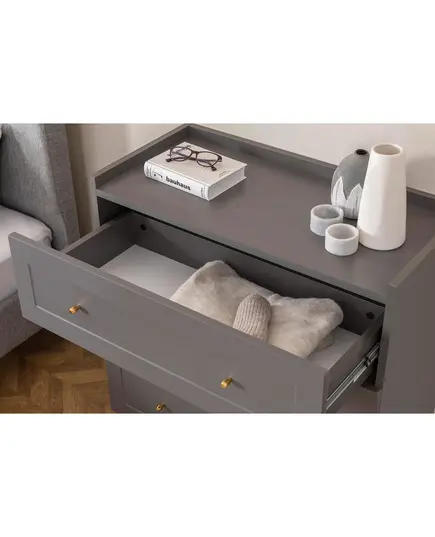 HENRY 3 Drawers Dresser - Anthracite ​– Buy in Bulk – Turkish Furniture – Zenio Mobilya - TijaraHub