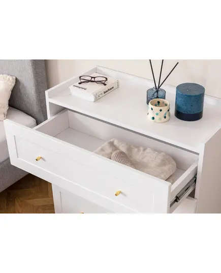 HENRY 3 Drawers Dresser - White – Buy in Bulk – Turkish Furniture – Zenio Mobilya - TijaraHub