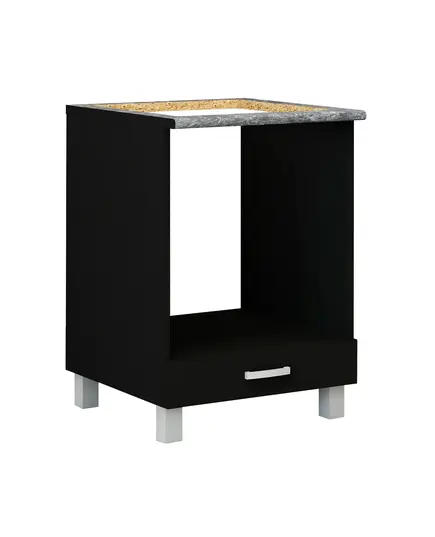 Ankastre Module - Stove Cabinet Kitchen Furniture - Black – B2B – Turkish Furniture – Zenio Mobilya​ - TijaraHub