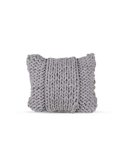 Cozy Knot Pillow Gray Color - Cushion Egyptian Handmade - Home Décor - Buy in Bulk - Manos Brand Tijarahub