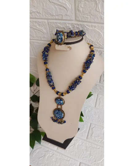 Set Of Blue Agate Stones Size 10 - Handmade - B2B - Logy Accessories​ - Tijarahub