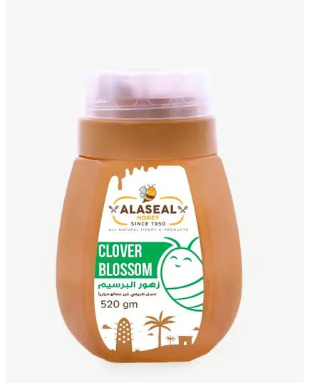 Al-Aseel Clover Flowers Honey 520 gm - Food - B2B - Alaseal - Tijarahub