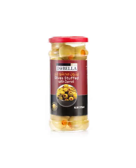 Pickled Olives Stuffed with Carrots 370 gm - Buy In Bulk - Food - Dobella - Tijarahub