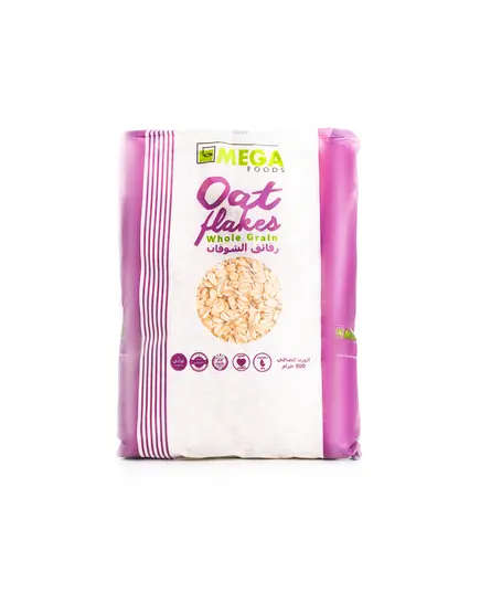 Oat Flakes Whole Grain In Bag 500 gm - Buy In Bulk - Food - Mega - Tijarahub