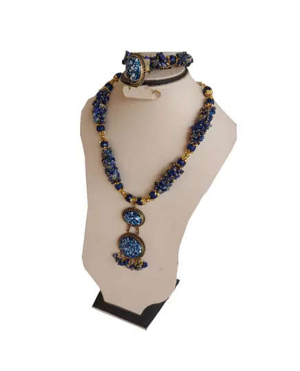 Set Of Blue Agate Stones Size 10 - Handmade - B2B - Logy Accessories Tijarahub