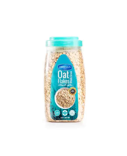 Oat Flakes Whole Grain In Jar 600 gm - Wholesale - Food - Dobella - Tijarahub