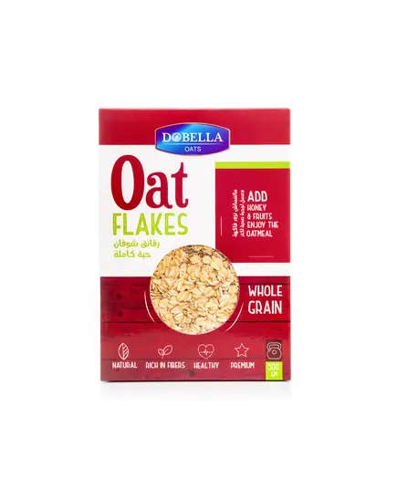 Oat Flakes Whole Grain In Carton 500 gm - B2B - Food - Dobella - Tijarahub