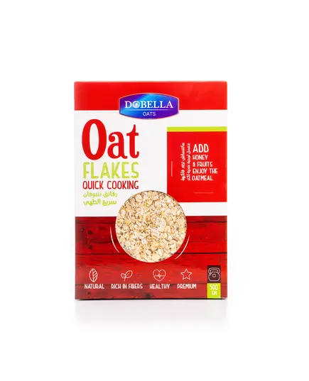 Quick Cooking Oat Flakes In Carton 500 gm - Buy In Bulk - Food - Dobella - Tijarahub