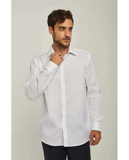 Long Sleeve Classic Shirt - Wholesale - White - Dalydress TijaraHub