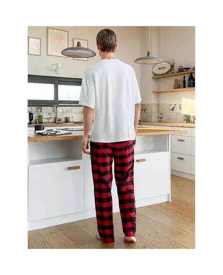 Men Suit - Wholesale - White Top With Black & Red Bottom - Erdil Tekstil TijaraHub