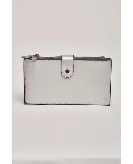 Women Faux Leather Wallet - Wholesale - Silver - Dalydress TijaraHub