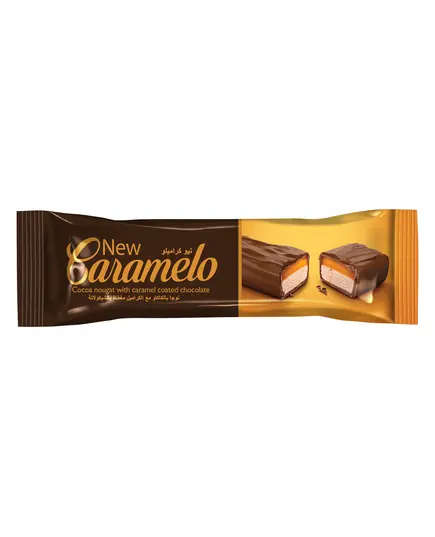 New Caramelo - Coca Nougat with Caramel Coated Chocolate 33 gm - Sweet Snacks B2B - Covertina TijaraHub