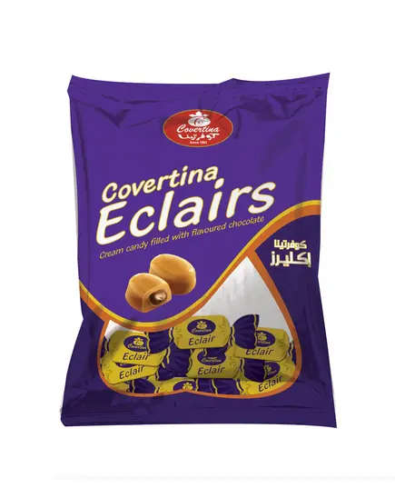 Eclair cream candy filled with chocolate – Snacks - Wholesale. TijaraHub!