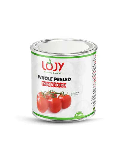 Whole Peeled Tomatoes 2550 Kg - Canned - Wholesale - Lojy - Tijarahub