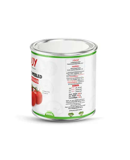 Whole Peeled Tomatoes 2550 Kg - Canned - Wholesale - Lojy - Tijarahub