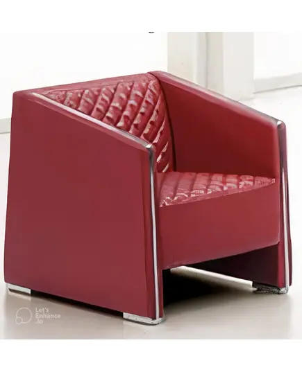 Arm Chair Covered with Artificial Leather - Chair - Wholesale - Impact - Tijarahub