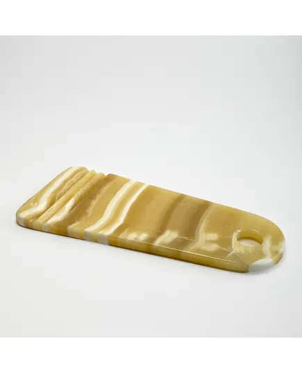 MUD - Cheese Tray Natural Marble (L40 x W20 x H2 cm) - Handmade Tijarahub