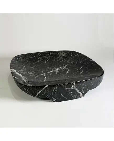 MUD - Dipping Bowl / Candle Holder Natural Marble (L7.5 x W7.5 x H 5.5 cm) - Handmade Tijarahub