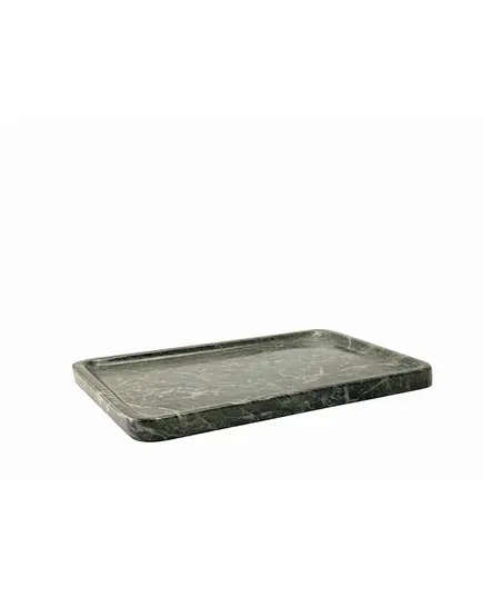 MUD - Towel Tray Natural Marble (L31 x W22 x H2 cm) - Indian Green - Handmade Tijarahub