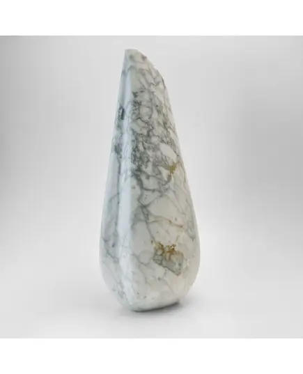 MUD - Lily Vase Natural Marble (L15.5 x W18.5 H41 cm) - Calacatta - Handmade Tijarahub