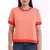 Short Sleeve Tricot T-shirt - Women's Wear - 70% Cotton & 30% Polyester