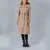 Coat with Feather Hood - Women's Wear - Turkey Fashion