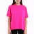 Short Sleeve Knitted T-Shirt With Collar Motif - Women's Wear - 70% Cotton & 30% Polyester TijaraHub