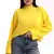 Long Sleeve Tricot Sweater - Women's Wear - 70% Cotton & 30% Polyester