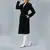 Coat with Belt and Drop Shoulder - Women's Wear - Turkey Fashion