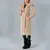 Coat with Hooded and Belt Detail - Women's Wear - Turkey Fashion