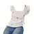 Stylish White Puff Sleeve Embroidered Top - Wholesale Women's Clothing - High Quality - Tijarahub