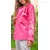 Premium Quality Fuchsia Long Sleeve Buttoned Shirt - Wholesale Clothing - Women's Clothes - Chic - Tijarahub