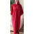 Premium Quality Maroon Pajama Dress - Wholesale Clothing - Women's Clothes - Velvet - Stylish - Tijarahub