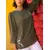 High Quality Olive Casual Embroidered Blouse - Buy in Bulk - Women's Clothes - Stylish - Tijarahub