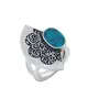 baby blue women Silver Ring