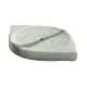 MUD - Novel Soap Dish Natural Marble (L17 x W12 x H2 cm) - Handmade Tijarahub