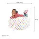 Ariika - Comfy Bean Bag Kids - Polka Dot ( L 60 x W 77 ) cm use for Adults and Kids