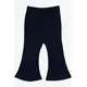 Navy Blue Tights with Slits - Baby Girls' Wear - Cotton