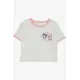 Kuromi & Melody Design Casual T-Shirt - Girls' Wear - Cotton