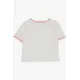 Kuromi & Melody Design Casual T-Shirt - Girls' Wear - Cotton