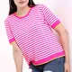 Short Sleeve Tricot T-shirt - Women's Wear - 70% Cotton & 30% Polyester