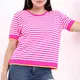 Short Sleeve Tricot T-shirt - Women's Wear - 70% Cotton & 30% Polyester