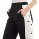 Plain Side Split Pants - Women's Wear - Treated Polyester